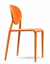 Модерен оранжев стол