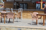 Столове за плаж, произведени от пластмаса, различни модели
